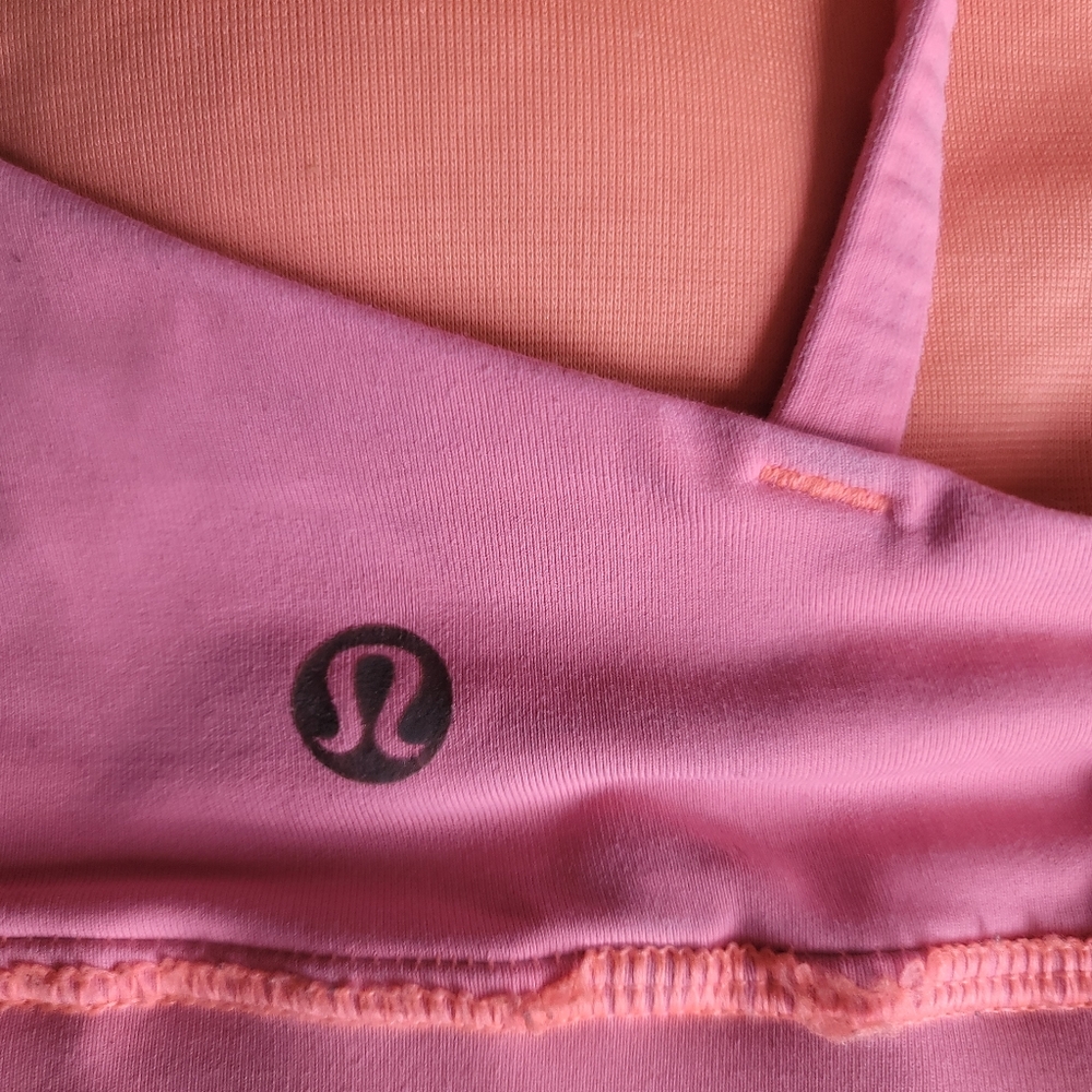 Lululemon Athletica Energy Sports Bra Size 10 Pink - Picture 3 of 4